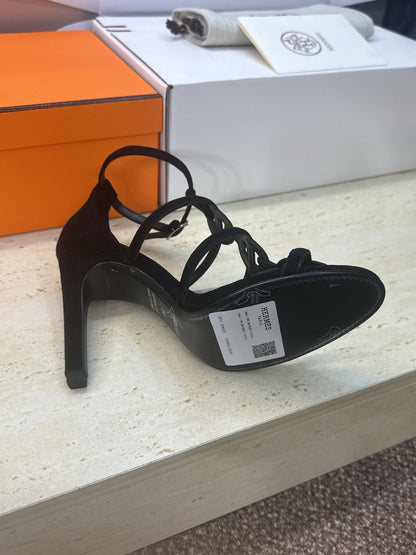 HM 26ss High Heels Sandals 95 Suede
