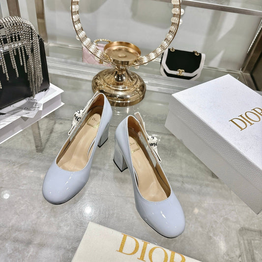 CD 26 Lolita High-Heeled 85 Baby Blue  Patent Leather 679732