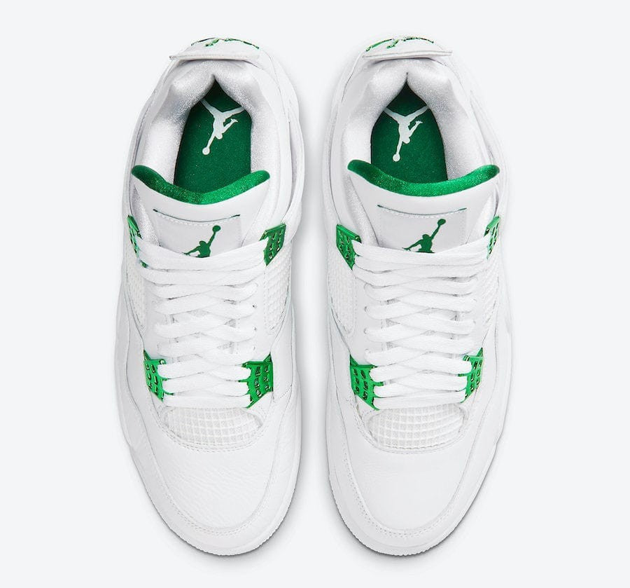 Jordan 4 Retro Golf Metallic Green Sneakers - OG Colorway
