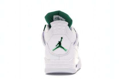 Jordan 4 Retro Metallic Green Sneakers - Authentic | Silhouette King